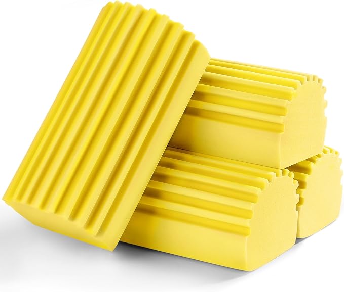 Jeymei 4-Pack Damp Clean Duster Sponge Brush - Image 7