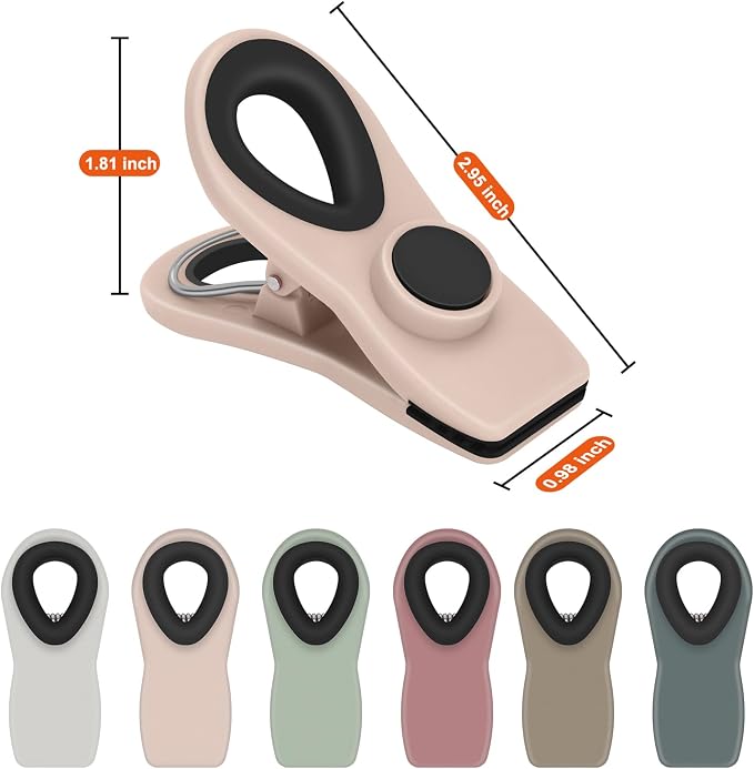 TACGEA Chip Clips, Magnetic Bag Clips - Image 2
