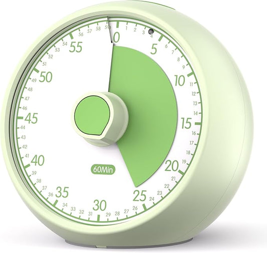 Visual Timer for Kids 60-Minute Countdown Timer by Conchstar