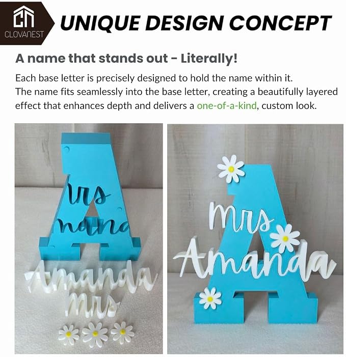 Customizable Teacher Name Plate - Image 2