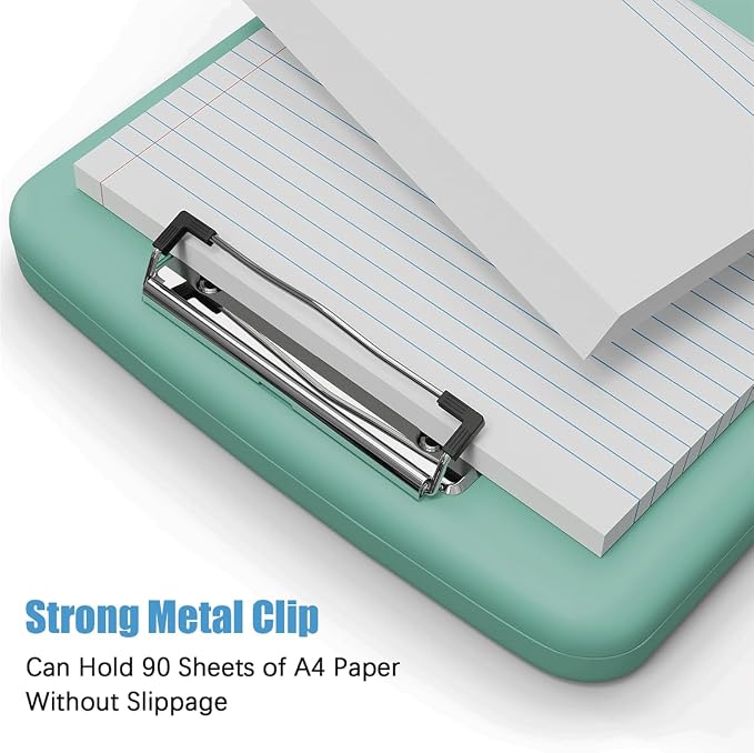 Hongri Clipboard with Storage with Pen Holder, Folder Nursing Clip Board 8.5 x - Image 5