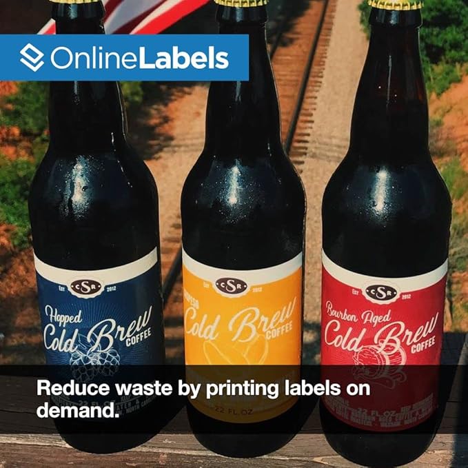 4 x 4 Square Label - Pack of 8,000 Labels, 2,000 Sheets - Inkjet/Laser Printer - Online Labels-DeskLoop Office