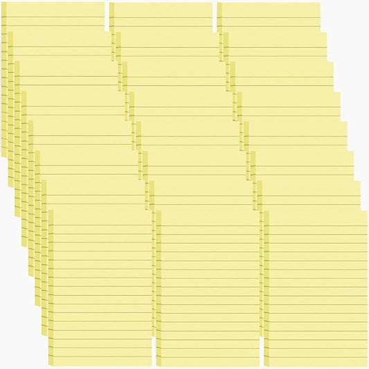 24 Pack Lined Sticky Notes 4X6 in Self Sticky Note Pads Colorful Post Stickies by Beieverluck