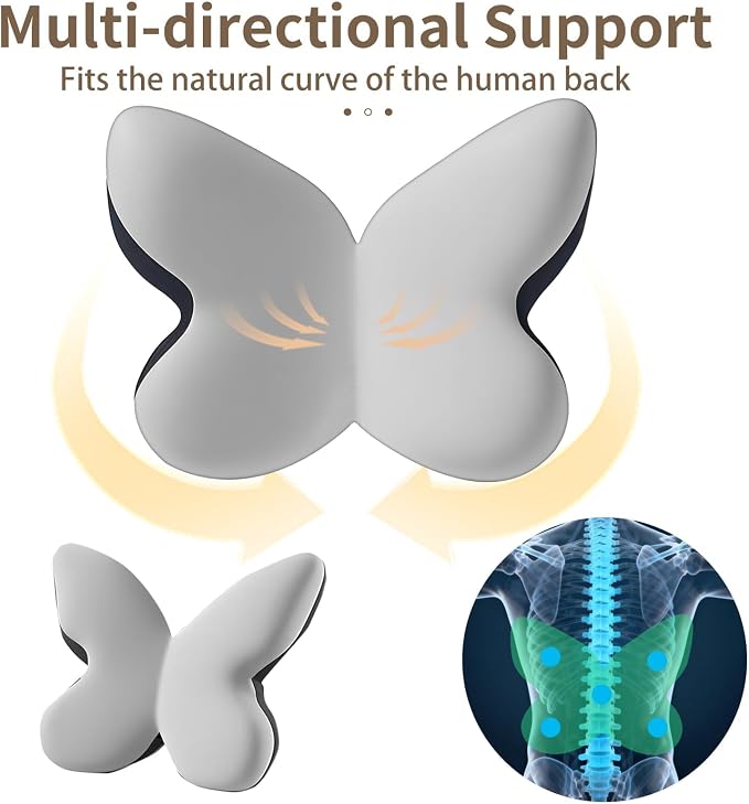 Memory Foam Lumbar Support Pillow, Back Support - Image 5