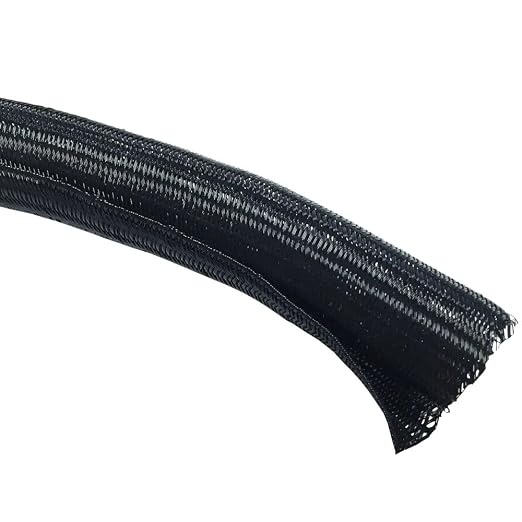 Electriduct 1" Hook Self Closing Sleeve Braid Wrap Around Sleeving Cord Cover - Image 4