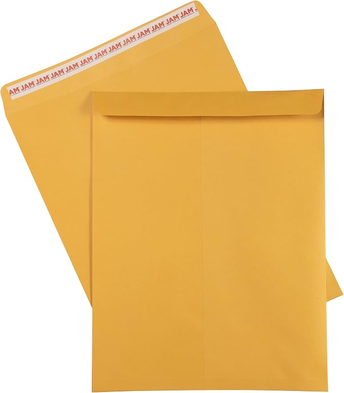 JAM PAPER 12 x 15 1/2 Open End Catalog Recycled Envelopes - Image 4