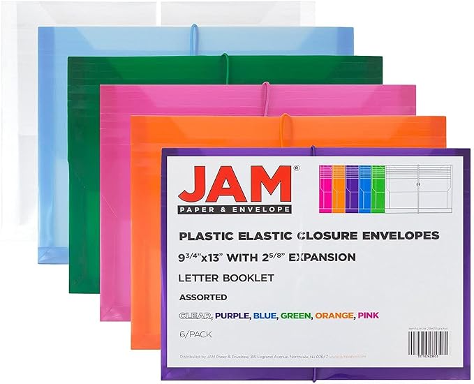 JAM PAPER Plastic Expansion Envelopes - Image 2
