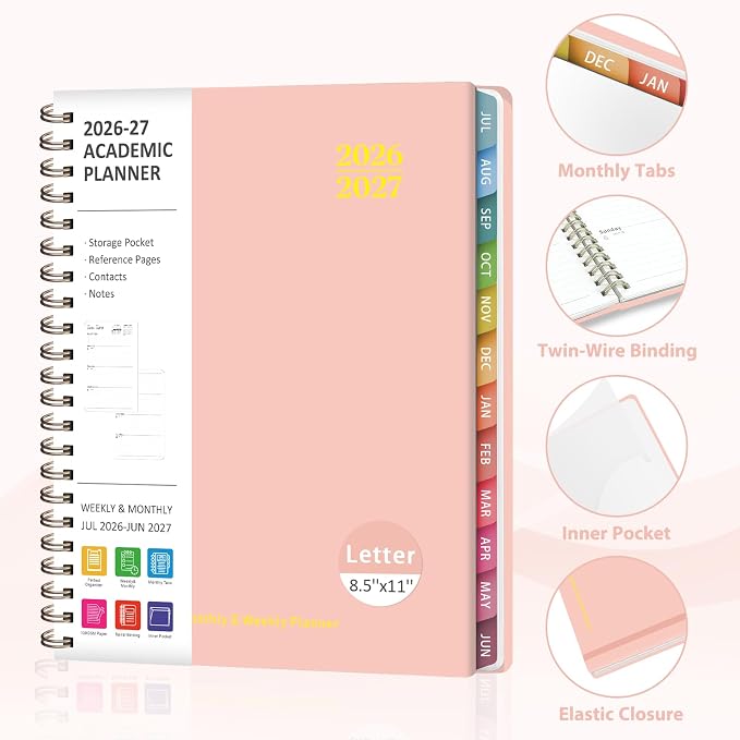 Planner 2026-2027, Weekly and Monthly Academic Planner, July 2026 - Image 4