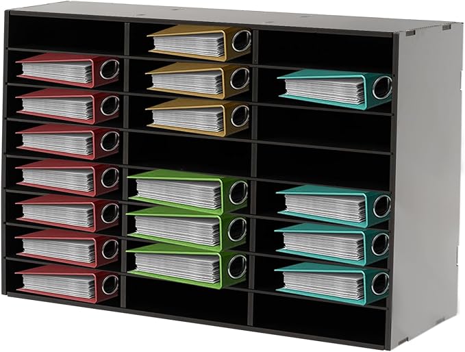 24 Slots Mail Sorters for Office, Desktop Literature Organizer by Unknown