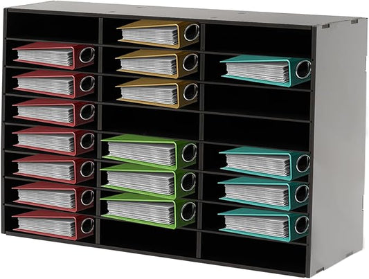 24 Slots Mail Sorters for Office, Desktop Literature Organizer by Unknown