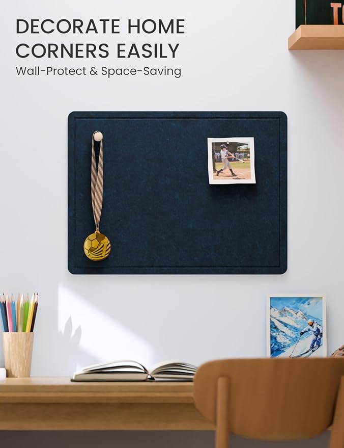 Fluxynara Bulletin Board, 23.6" x 17.5" Cork Board Alternative - Image 4
