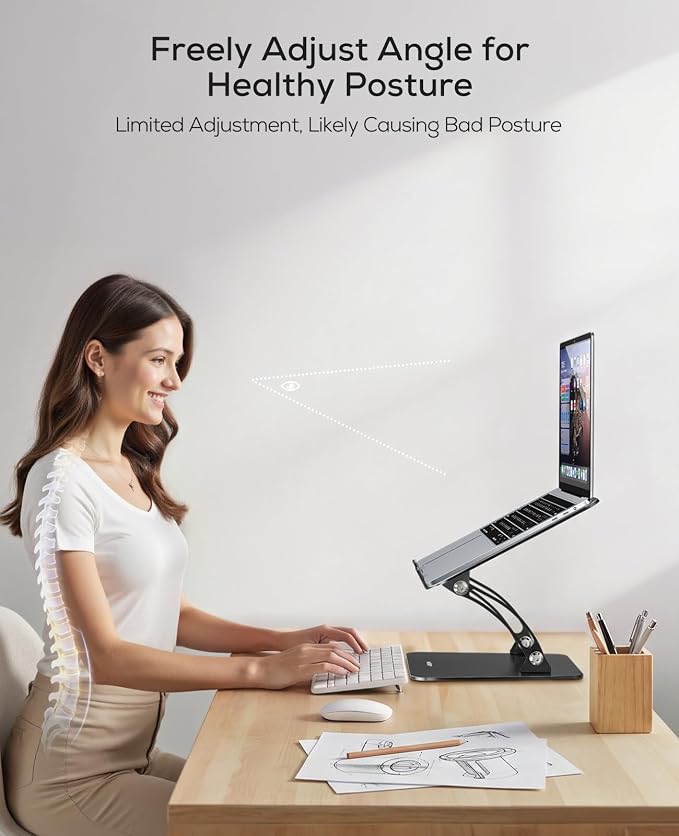 Nulaxy Fully Adjustable Laptop Stand - Image 2