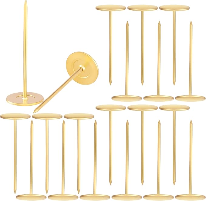 20pcs Flat Head Thumb Tacks for Wall, 18 x 48 mm Decorative Wall Pins Nails for by Unknown