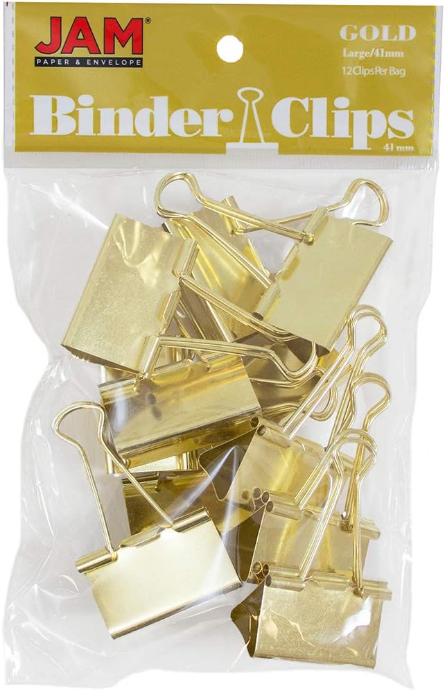 JAM PAPER Colorful Binder Clips by JAMPaper
