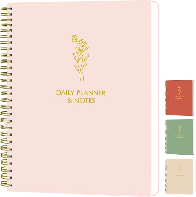 Simple Daily Planner Undated & To Do List Notebook: by Unknown