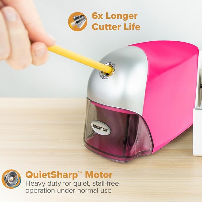 Bostitch Office QuietSharp Executive Heavy Duty Electric Pencil Sharpener - Image 5