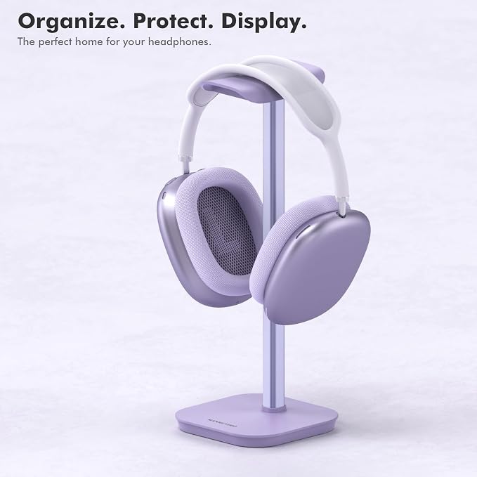 Headphone Stand, Desktop Headset Holder Heavy Base Desk Earphone Stand Aluminum - Image 6