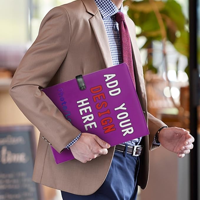 Personalized Padfolio with Logo, Custom Business Portfolio with A4/US Letter - Image 3