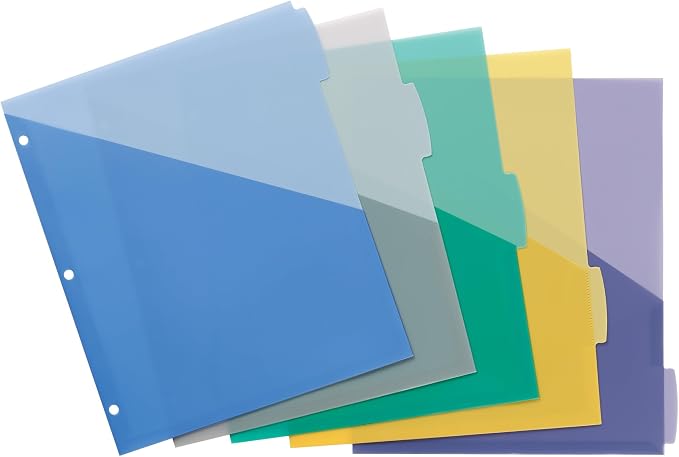 Avery Write & Erase Pocket Plastic Dividers - Image 9