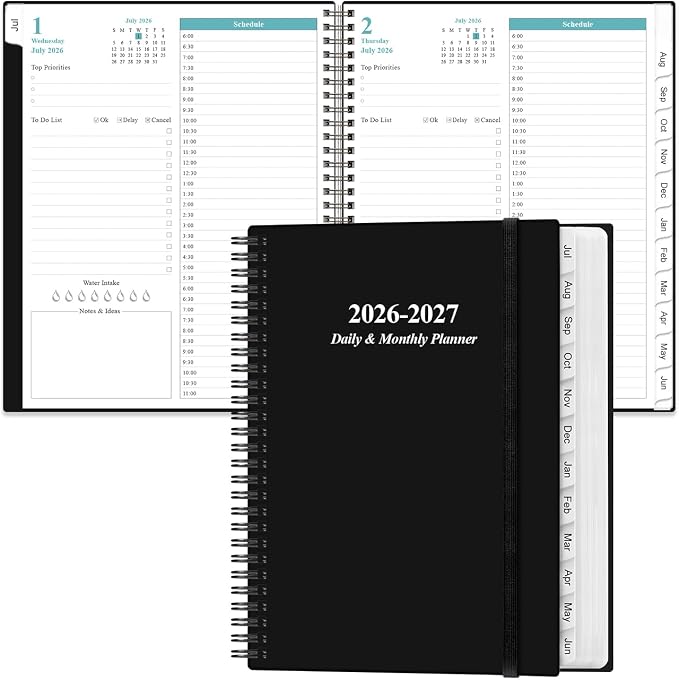 2026-2027 Daily & Monthly Planner by Heveboik