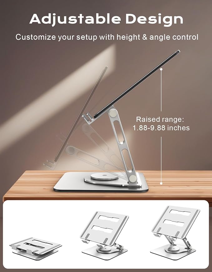 RIWUCT 360° Rotatable Laptop Stand - Image 5