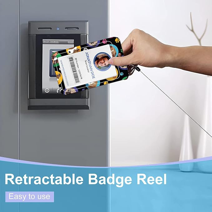 Badge Lanyard, Retractable Badge Holder - Image 5