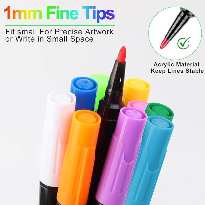 Liquid Chalk Markers for Acrylic Calendar Planning Board, Dry Erase Board - Image 4