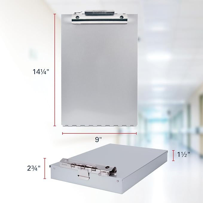 Saunders Recycled Aluminum Redi-Rite Storage Clipboard - Image 2