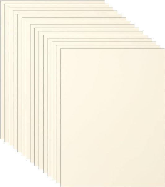 Guakicae 40 Sheets Cream Cardstock 8.5 x 11 Off White Paper, 75lb Premium Ivory by Guakicae