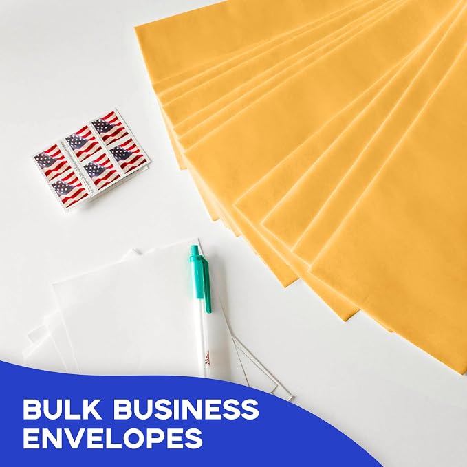 6x9 Manilla Envelopes Self Seal 250 PCS, Goefun Small Brown Kraft Catalog - Image 6