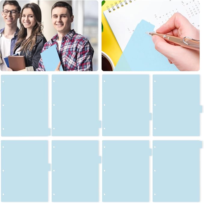 3 Ring Blue Binder Dividers - Image 8