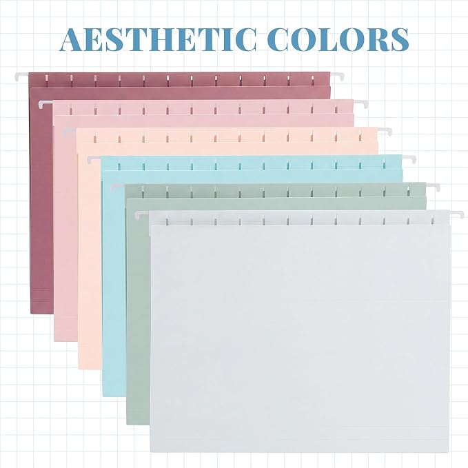 12 Pack Decorative Hanging File Folders, Letter Size - Image 4