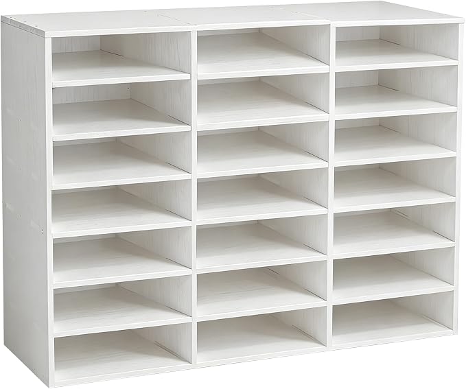 TUSAUW Literature Organizer, 21 Compartments Classroom Mailbox, Desktop File by Unknown