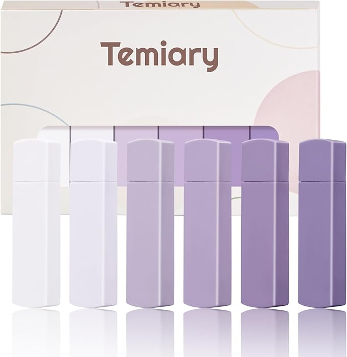 Temiary 6Pcs Mini White Correction Tapes, Quick Dry Smooth Pull Out by Temiary