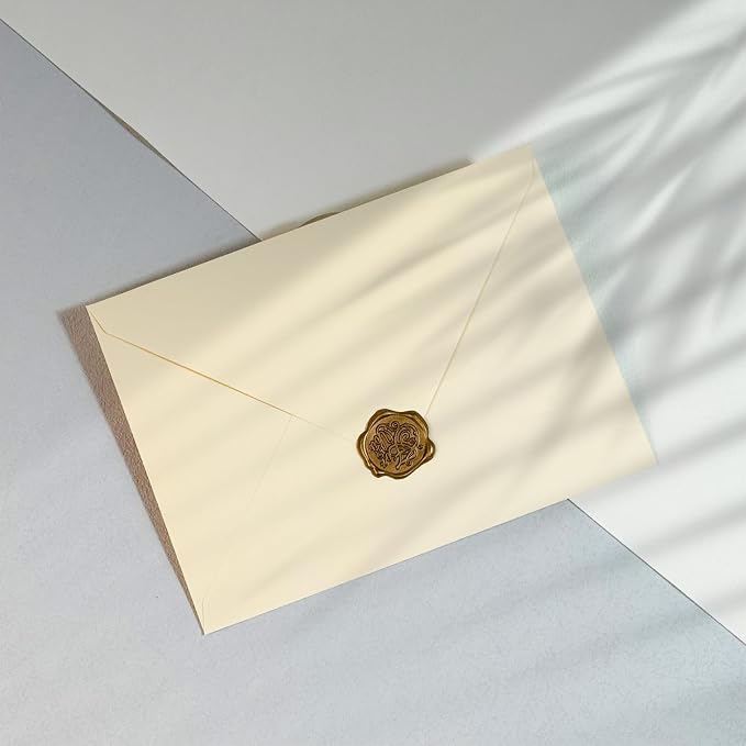50 PCS Cream Colorful A7 Envelopes - Image 4