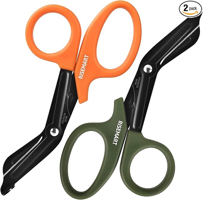 Trauma Shears - RISEMART Medical Scissors Bandage Scissors by RISEMART