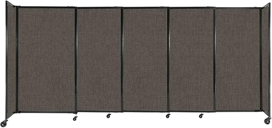 Versare Straightwall Sliding Portable Wall Partition | Freestanding Office by VERSARE