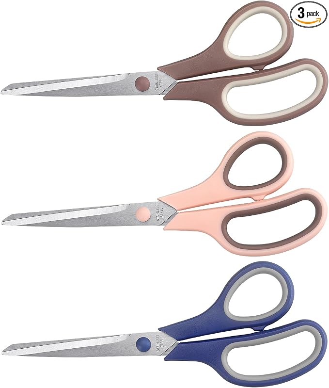 Scissors 8.5 Inch All Purpose Scissors by LONGKEY