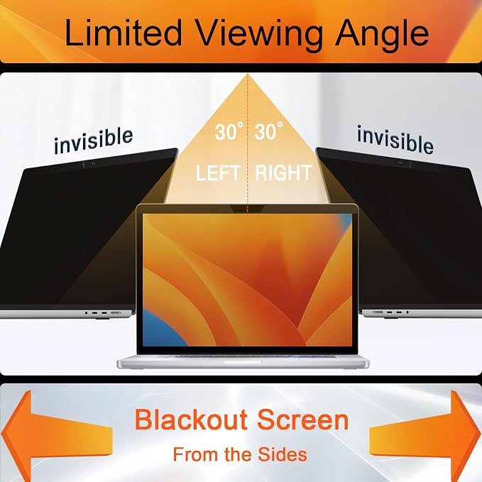 Mamol Magnetic Privacy Screen MacBook Air 13 Inch, Removable Anti Blue Light - Image 4