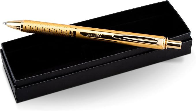 Pentel EnerGel Alloy Retractable Gel Pen, Includes Gif Box - Image 3