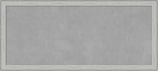 Amanti Art Silver Framed Magnetic Board 23x51 Oversize Vision Board by AmantiArt