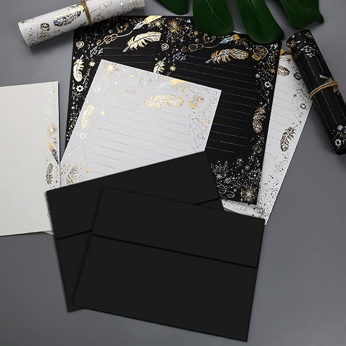 100 Packs Black 5x7 Envelopes, A7 Envelopes - Image 4