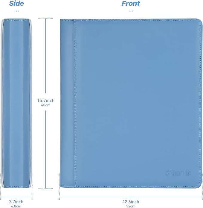 Sibonic 9 Pocket TopLoader Binder, Holds 360 3”x4” Toploader Hard Cases - Image 2