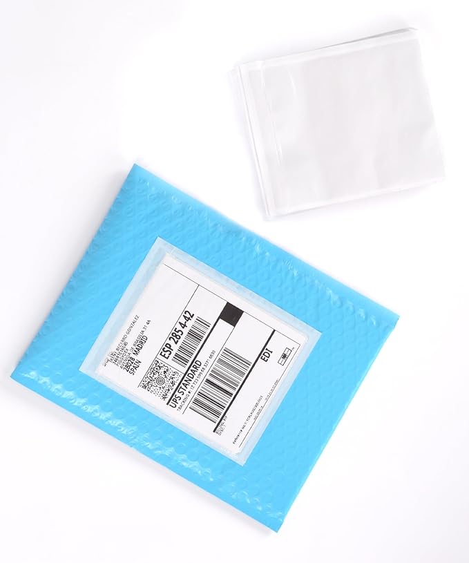 100 PCS 7.5"x 5.5" Clear Self-Adhesive Packing List Envelopes - Image 2