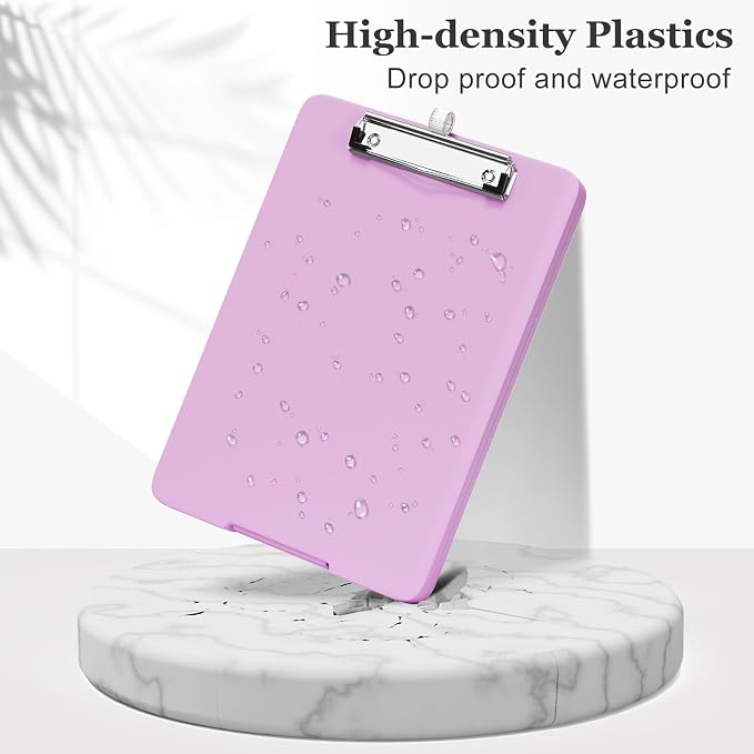 Piasoenc A5 Clipboard with Storage, Clip Board with Pen Holder, Deep Pink | A5 - Image 5