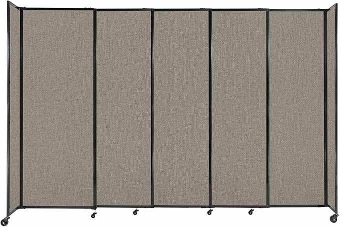 Versare Straightwall Sliding Portable Wall Partition | Freestanding Office by VERSARE