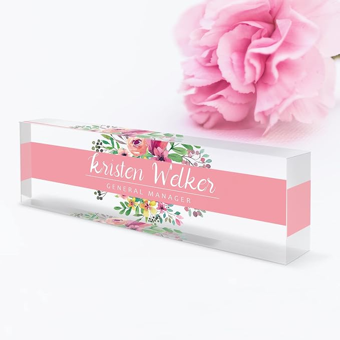 Desk Name Plate Personalized, Custom Name Plates - Image 6