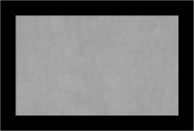 Amanti Art Black Framed Magnetic Board 25x37 Large Vision Board by AmantiArt