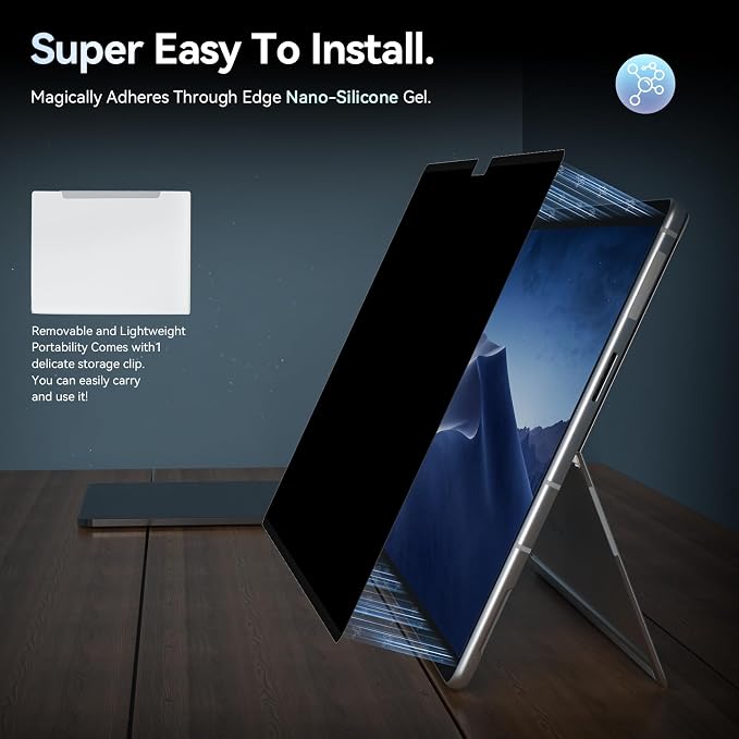 Privacy Filter Compatible with Microsoft Surface Pro 7 Plus/Pro 7/Pro 6/Pro - Image 4