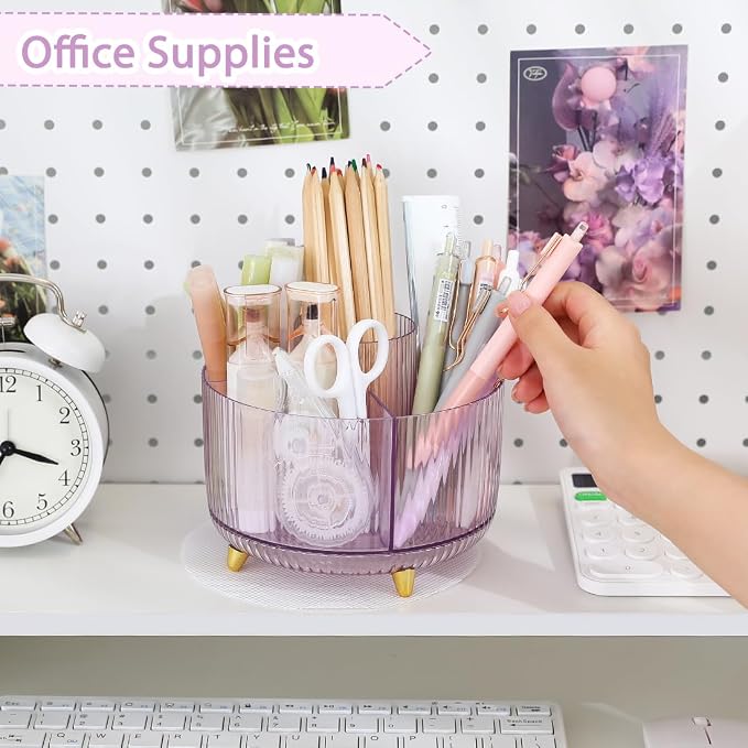 SKYDUE Rotating Pencil Pen Holder, Pen Organizer - Image 3